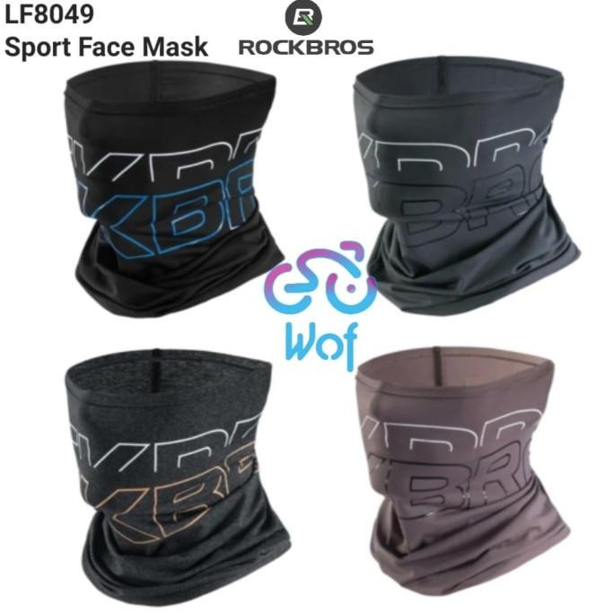 Rockbros Masker Pelindung Wajah Balaclava Slayer Silk Anti Uv Lf8049