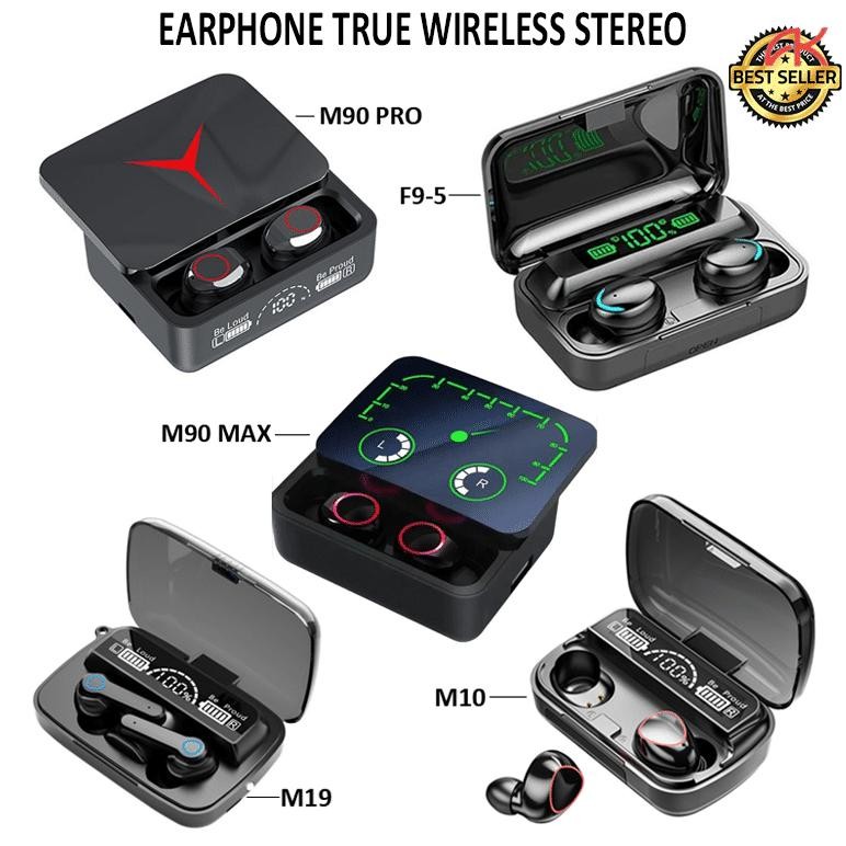 Ank Headset Bluetooth Tws Wireless Stereo Gaming M10/F9-5/M19/M90 Max/M90 Pro/M30 Pro Handsfree
