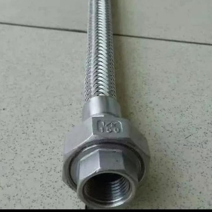 Ready Stock Flexible Hose Stainless Watermur 3/4" Inch 80 Cm / Flexible Metal Hose