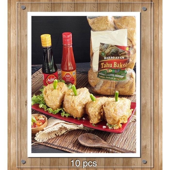 

Premium Tahu Bakso Idola Ayam Jumbo Size Isi 10 Pcs + Tepung Crispy Diskon