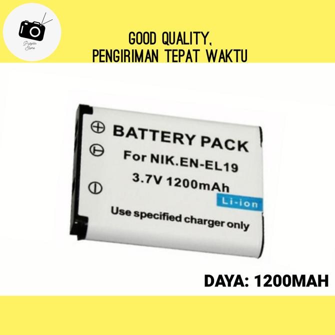 Baterai Nikon Coolpix S5200 S6600 S6400 S6500 - Batre Battery OEM