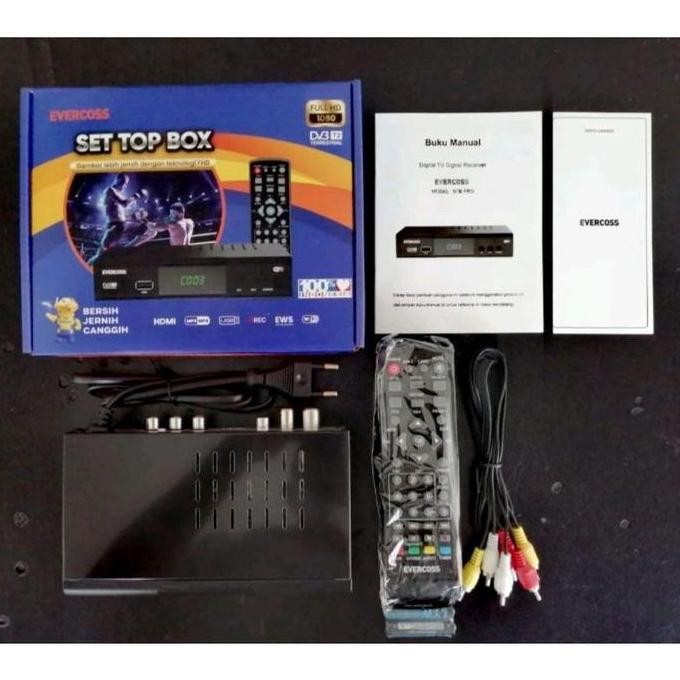 Evercross Set Top Box Pro TV Digital Receiver Full HD STB evercross