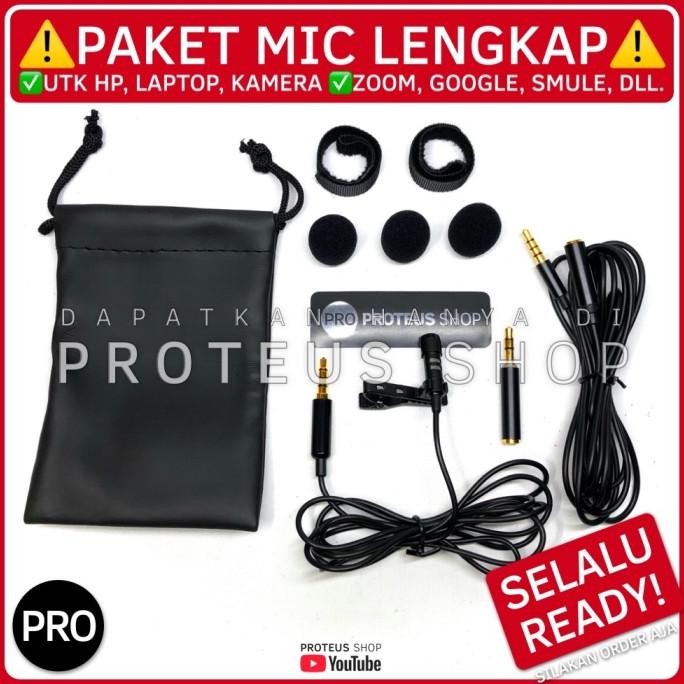MIC HP LAPTOP MICROPHONE MIKE TRS TRRS LAVALIER CLIP ON EXTENSION