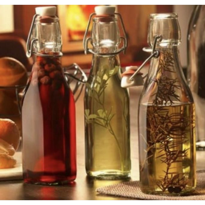 BOTOL SWING BORMIOLI ROCCO 500ML/BOTOL KACA IMPORT/BOTOL KACA SUSU