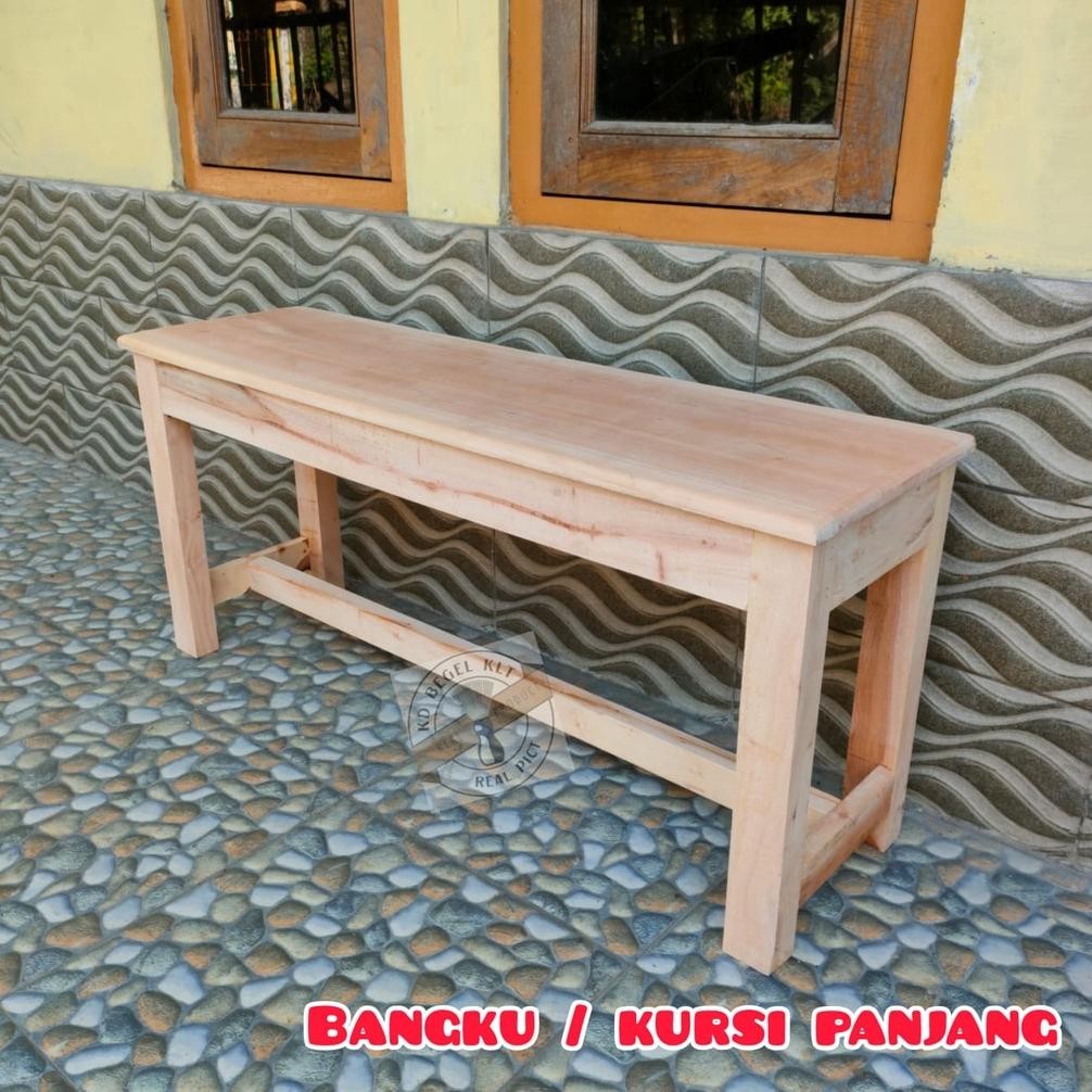 kursi bangku kayu | kursi panjang | kursi taman