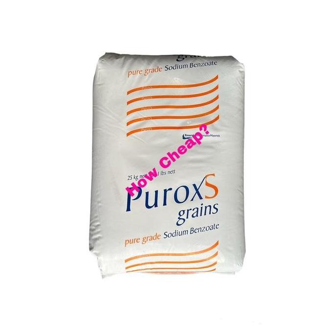 

New Sodium Benzoat Purox 1kg Holland Pengawet Makanan