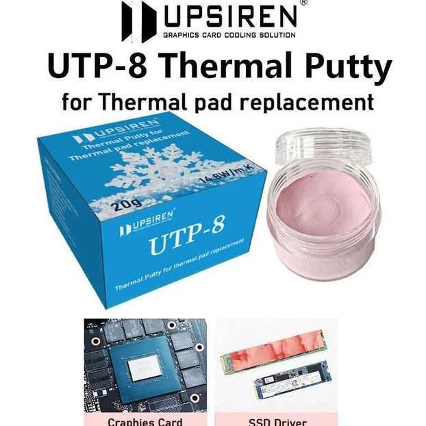 NEW UPSIREN Thermal Putty (Pengganti Thermal Pad) untuk VRAM/VRM/SSD