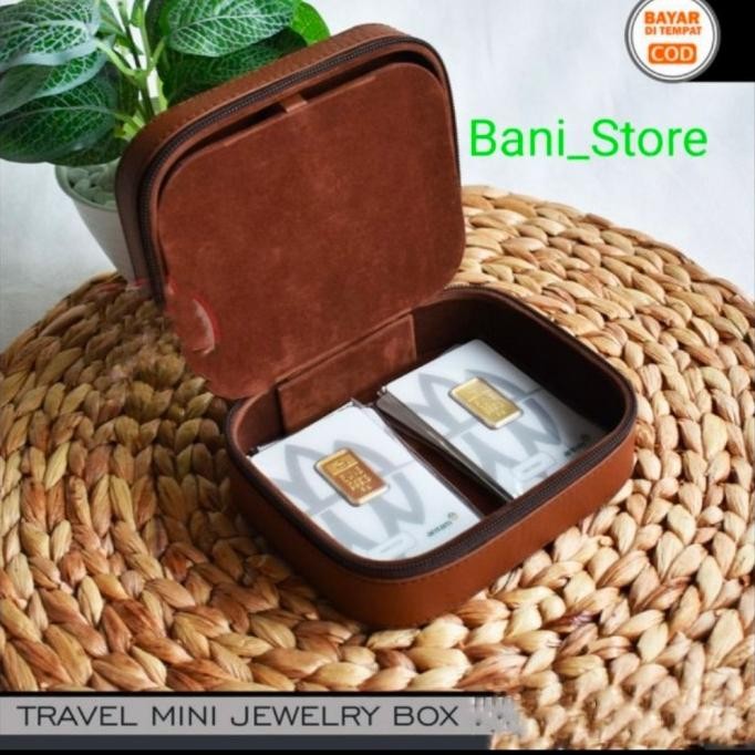 Premium Box Logam Mulia Antam Berjahit / Kotak Tempat Emas Antam