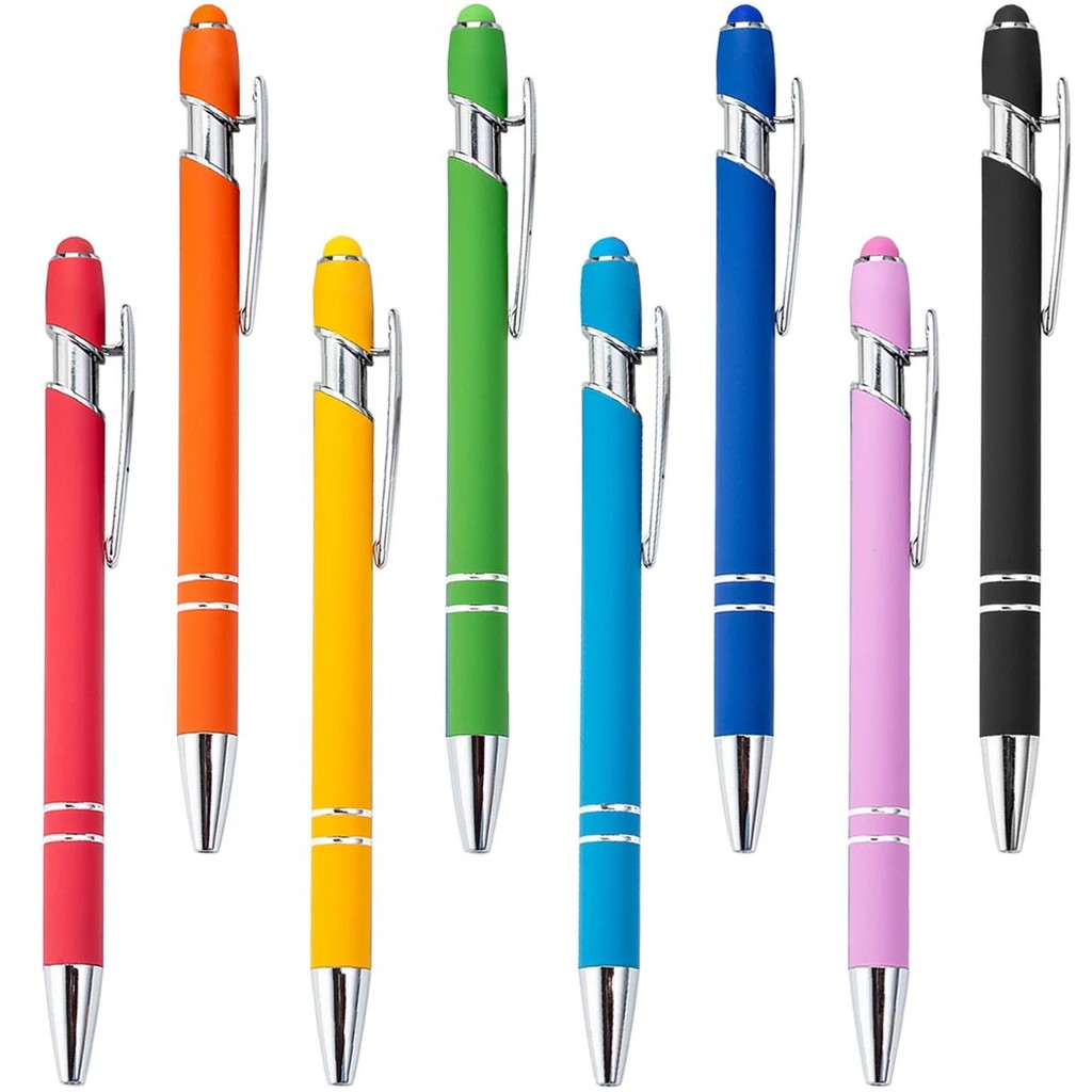 

Fashion 20Pcs Stylus Computer Touch Phone Screen Pen Colors Crystal Business Office Ballpoint Pen For Stationery Office & School