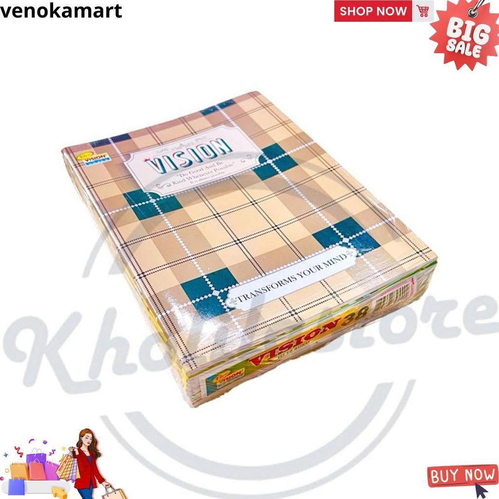 

Buku Tulis Vision 38 Lembar Isi 10 Pcs D Terlaris