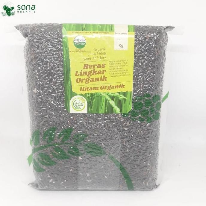 

Baru Beras Hitam 1kg - Lingkar Organik - Organik beras organik