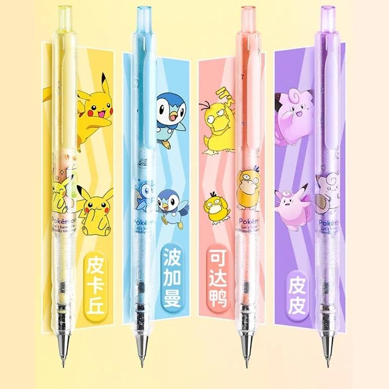 

12Pcs/Lot Pokemon Mechanical Gel Pen Cute 0.5/0.7Mm Pencil Promotional Gift Office School Supplies