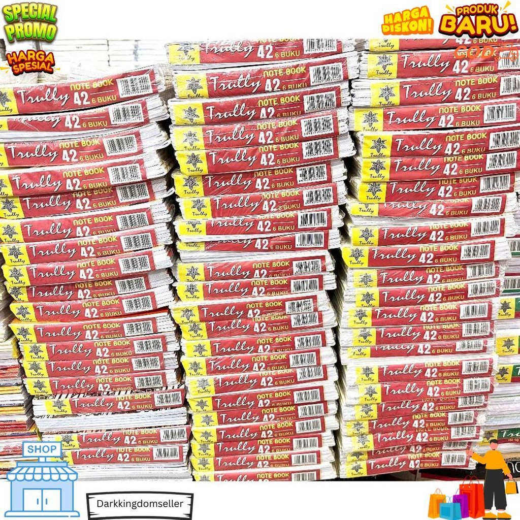 

(Pak) Buku Tulis Trully / Buku Tulis Isi 42 Lembar Trully / Buku Tulis Murah D Promo Puncak