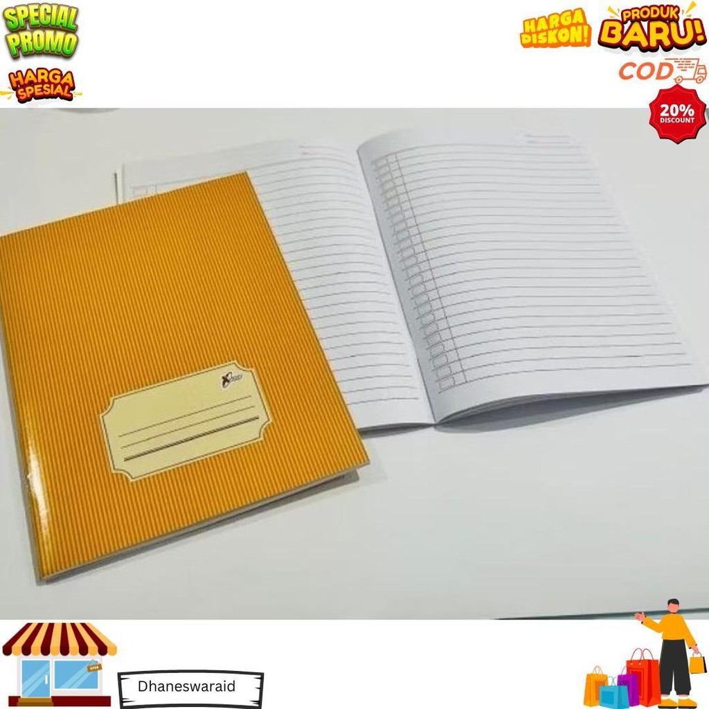 

Buku Tulis Kwarto Xpulp 40 Lembar/10 Buku D Promo Puncak