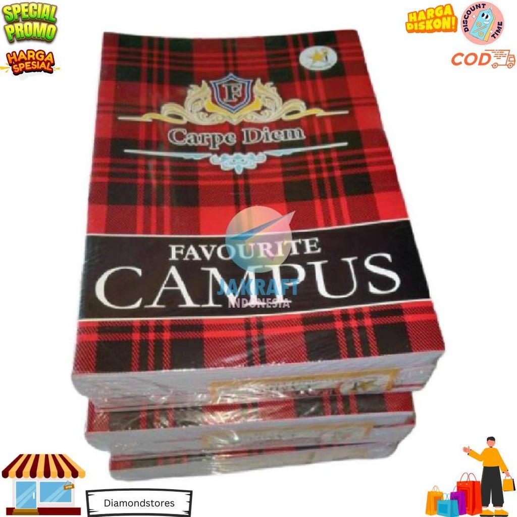 

(10 Pcs) Grosir Buku Tulis Panjang Bintang Obor Favourite Campus B5 Isi 36 Mirip Big Boss & Aa Maxy Maxi Boxy | Pack D Termurah