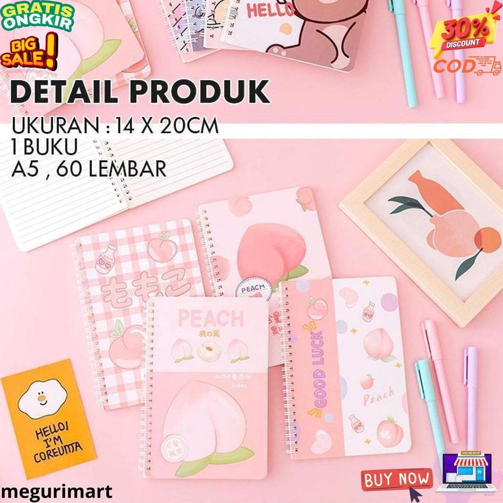 

Korea Diary Book Motif Karakter A5 Size / Catatan Harian Kecil Notebook Ukuran A5 Berbagai Motif Karakter Buku Catatan Sekolah Kuliah Aesthetic D Gratis Ongkir