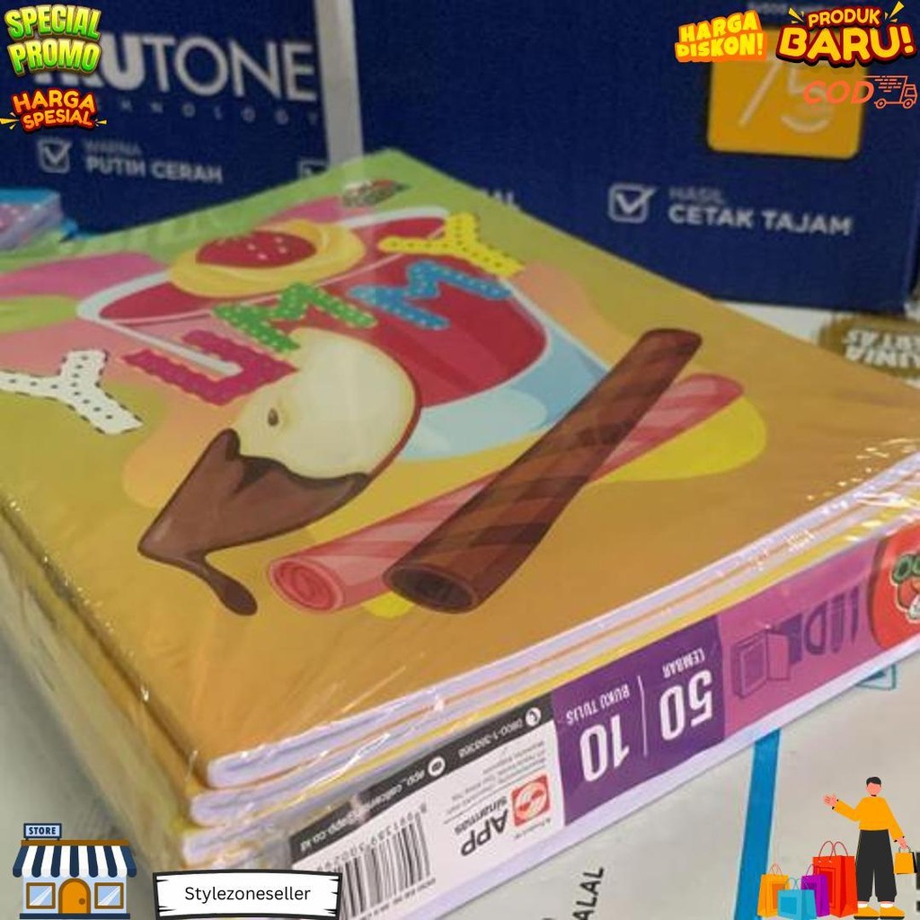 

Dodo Buku Tulis Isi 30 Lembar (1 Pack Isi 10 Pcs) D Best Seller