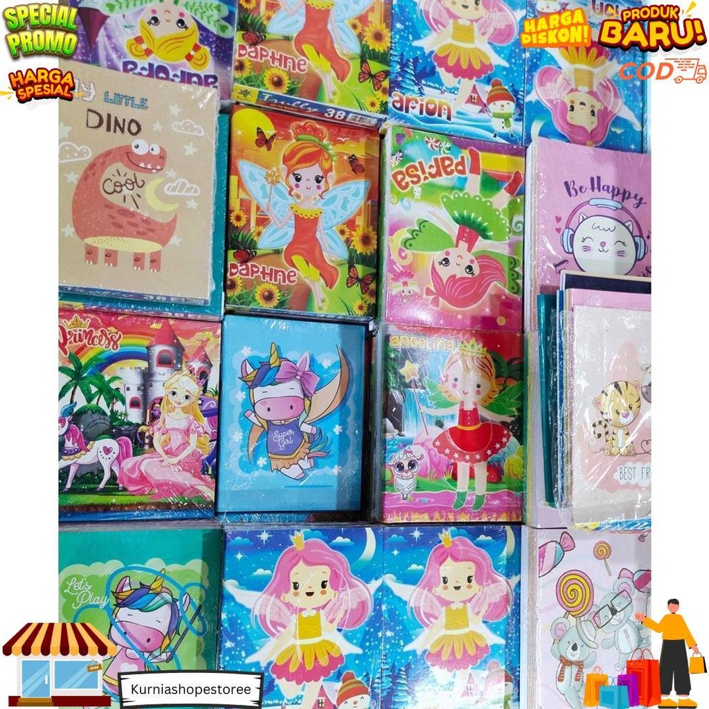 

(Pak) Buku Tulis Trully 38 Lembar + Bonus / Buku Tulis Isi 38 Lembar Trully / Buku Tulis Murah D Promo Puncak