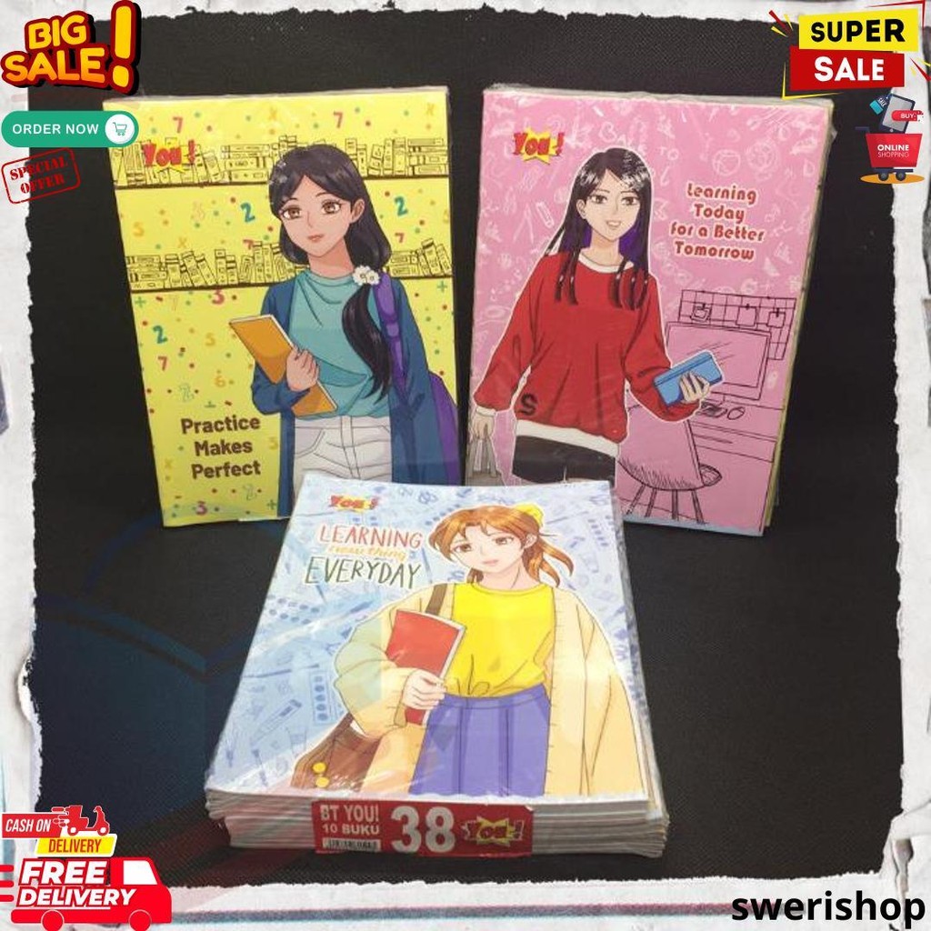 

Buku Tulis You Murah 38 Lembar D Gratis Ongkir