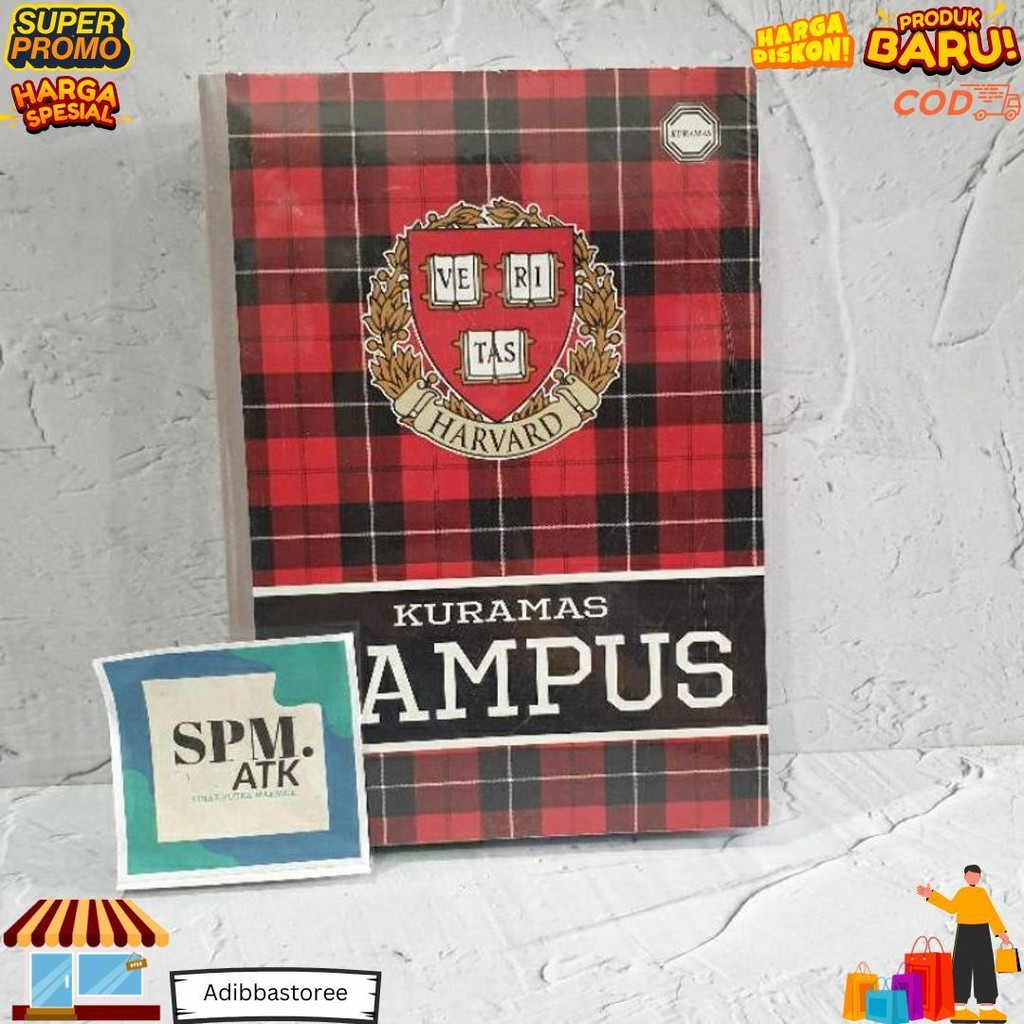 

(10 Pcs) Buku Tulis Campus Kuramas 36 Lembar Ukuran Panjang D Cod