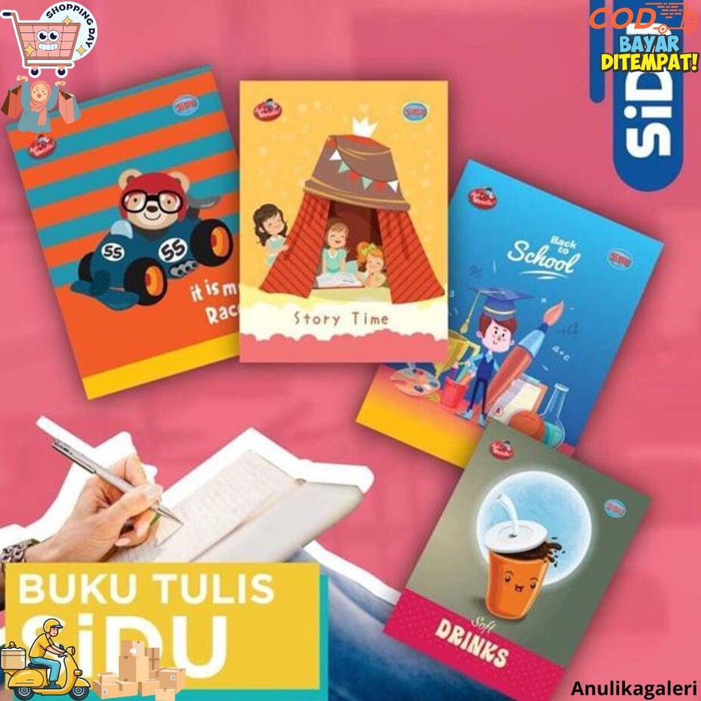 

Buku Tulis Sinar Dunia / Sidu 10X38 Lembar Sidu 38 D Termurah