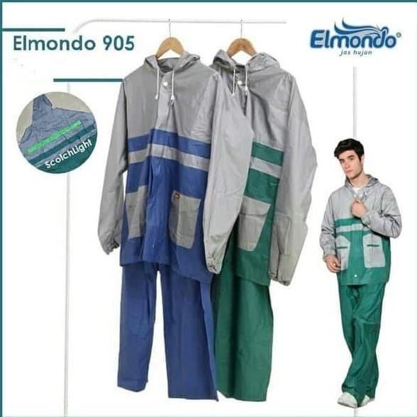 Jas Hujan Elmondo 905/Mantel Hujan Elmondo 905/Raincoat Elmondo 905/Jas Hujan Setelan Baju Celana Mu
