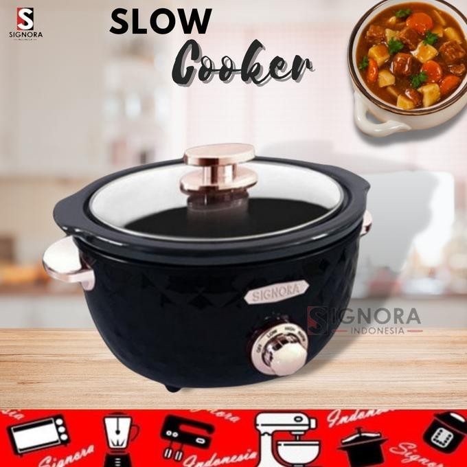 MINI SLOW COOKER SIGNORA Stok Terbatas