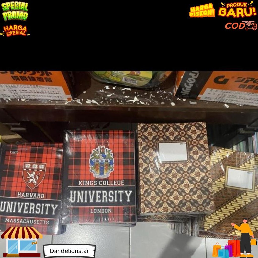 

Buku Tulis Kiky 38 Lembar 1 Pak (Isi 10 Buku) Bagus / Warna / Polos D Promo Puncak