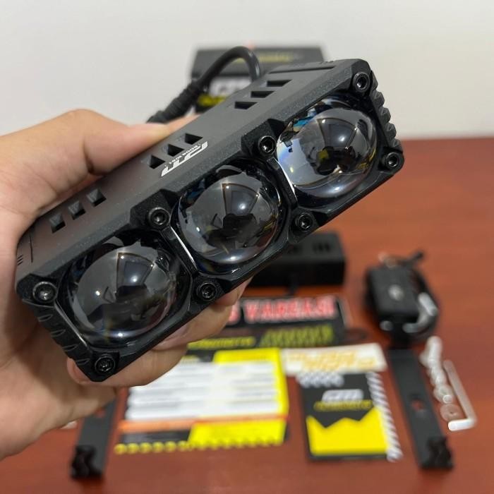 Duromoto X3 Lampu Tembak Motor Mobil Sql 3 Mata Original Dan Terpercaya