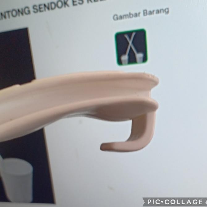 GAYUNG ES BUAH GAGANG PANJANG PLASTIK CENTONG SENDOK ES KELAPA 15LT