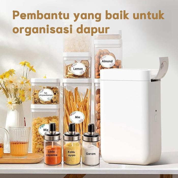 

Niimbot D101 Label Printer, Pencetak Label Termal Portabel Wireless Bluetooth Untuk Ponsel Android / Ios Putih Stiker Tinta Original Dan Terpercaya