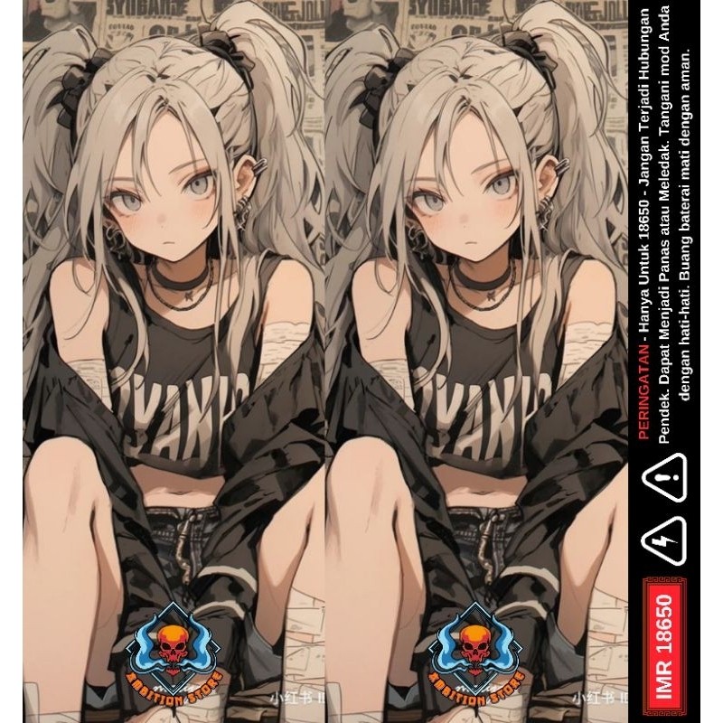 

Buy1Get1 Ambitionstore Stiker Wrap Baterai 18650 Anime Series Pelindung Dan Penghias Untuk Segala Merek 17 Garskin Stiker Fullbody Premium Bisa Custom Bukan Case