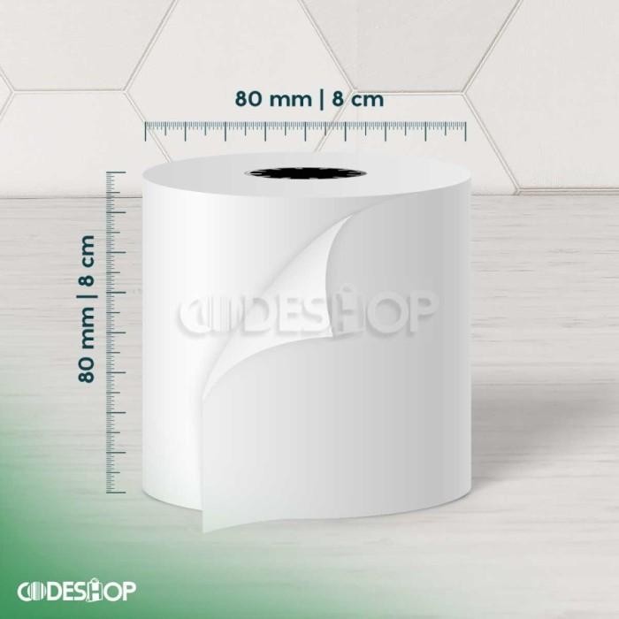 

1 Dus - Kertas Termal Struk Kasir/ Thermal Paper 80 X 80 Original Dan Terpercaya