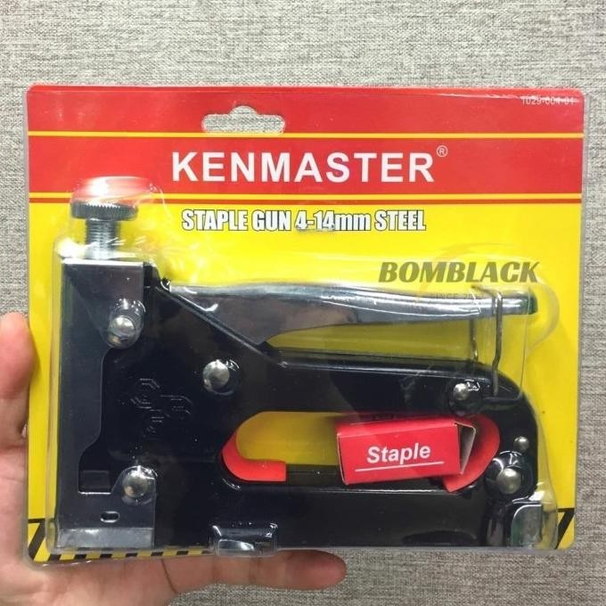 

stapler gun kenmaster staples steples tembak jok motor hekter hitam