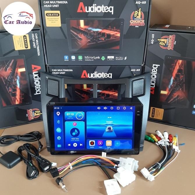 * Head Unit Android 9 Inch Yaris Bakpao Atau Yaris Lele Yaris 2006-2012 *