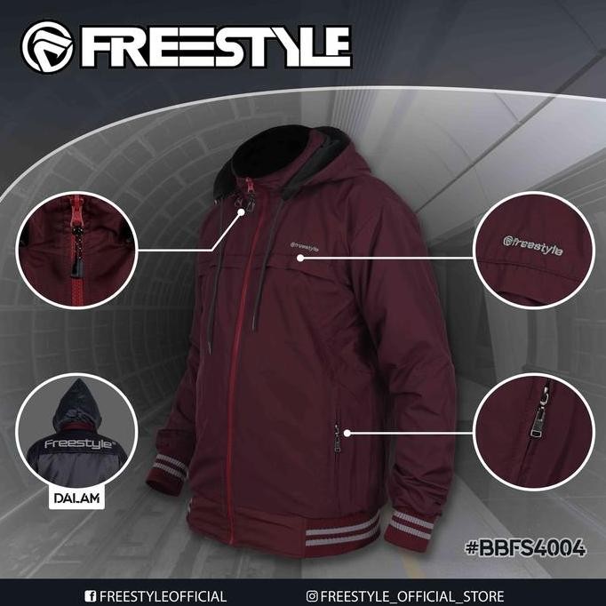 Jaket Pria BB Bolak Balik Casual running Jaket Outdoor Freestyle