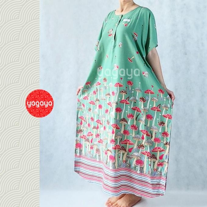 daster hap kalong katun rayon jumbo - rok wanita batik panjang #3