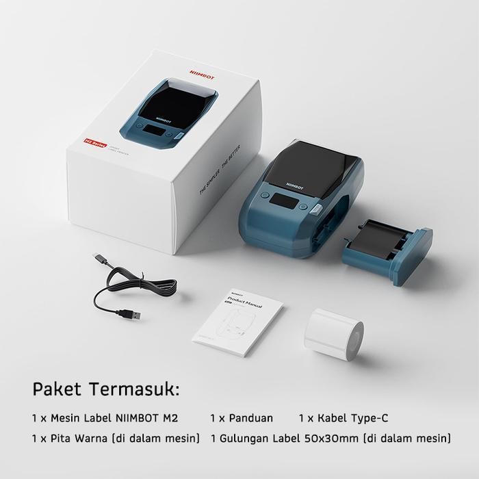 

Niimbot M2 Mesin Label Bluetooth Transfer Termal Stiker Cetak Warna Cerdas Printer Lebar 20-50Mm Dapat Diisi Ulang Cocok Untuk Kantor Bisnis Kecil Sekolah Penyimpanan Kabel Rumah Kompatibel Dengan Ponsel Dan Pc Original Dan Terpercaya