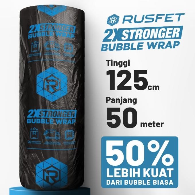 

tersedia plastik bubble wrap hitam tebal premium 125cm x 50m / bubble wrap roll