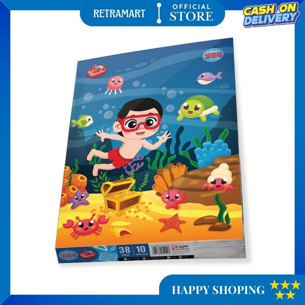 

[1 Pack = 10 Buku] Buku Sidu Isi 38 Lembar D Sale