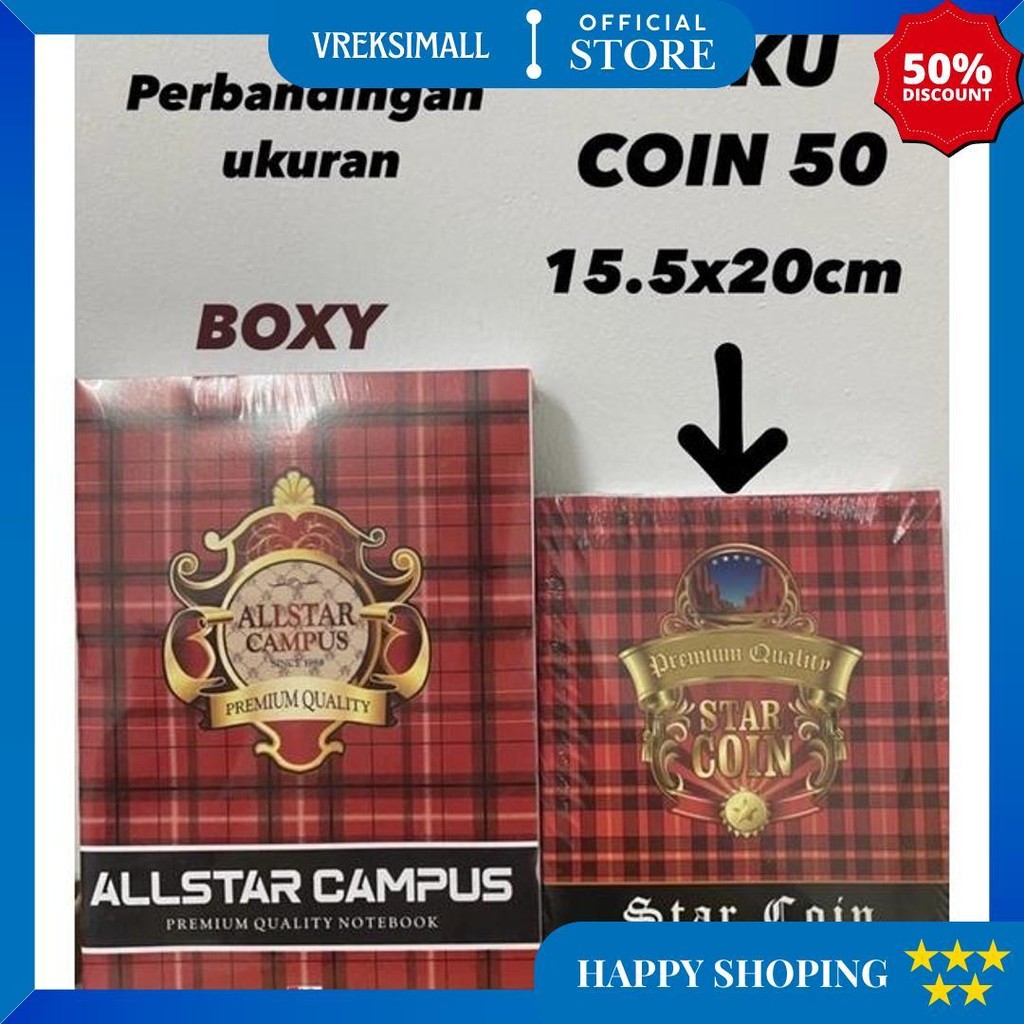 

Buku Tulis Murah 50 Coin D Gratis Ongkir