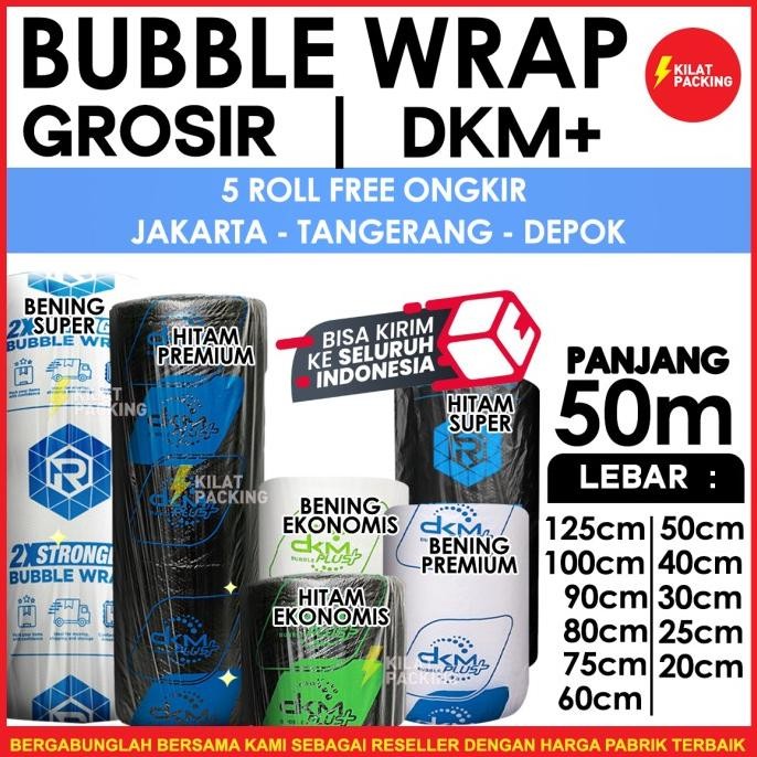 

tersedia bubble wrap varian ukuran murah grosir dkm+