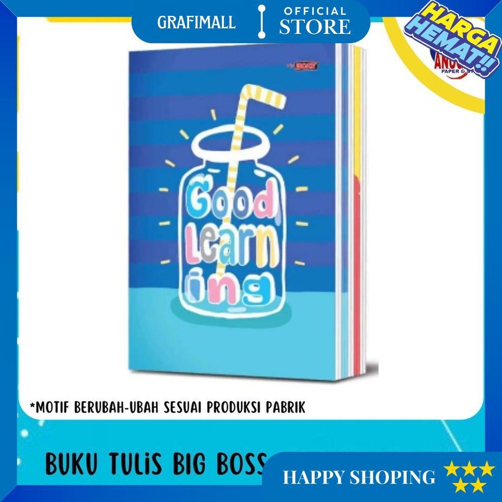 

Buku Tulis Big Boss Sidu 42 Lembar (Pak) D Sale