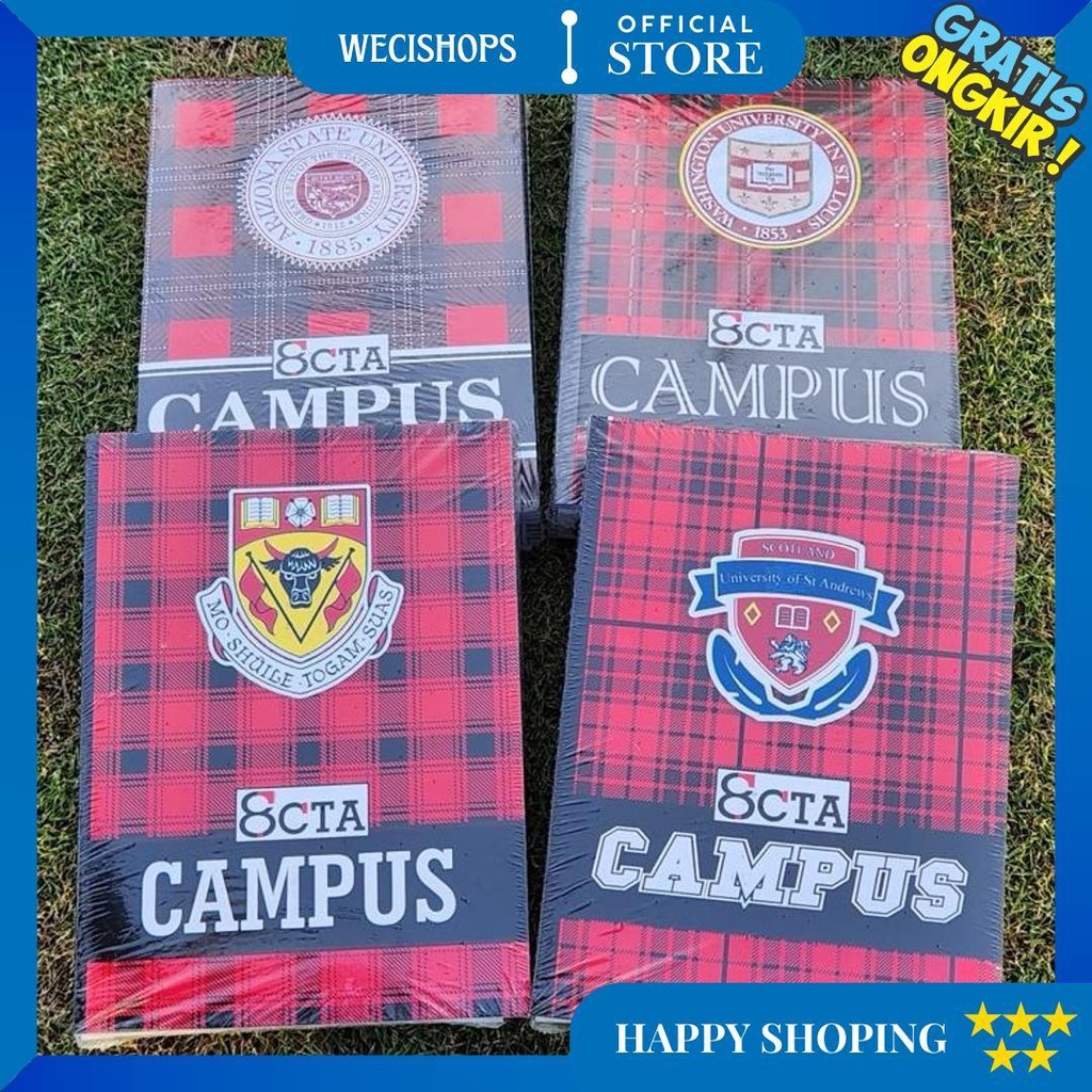 

[Fs] 10Pcs Buku Tulis Octa Campus 36 Lembar Dan Buku Tulis Segitia Quarto D Termurah