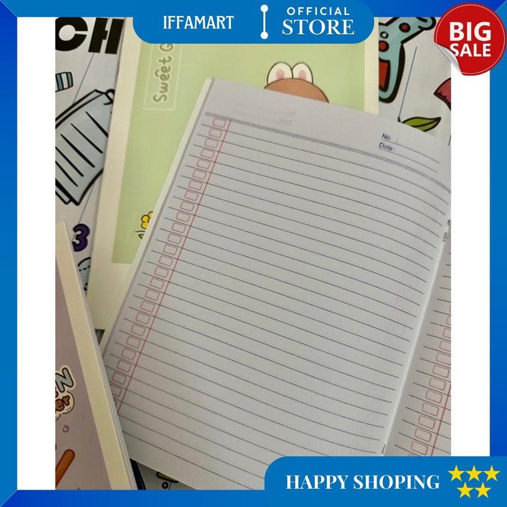 

[1Pak=10Buku] Buku Tulis Murah 38 Lembar 1St One D Cod