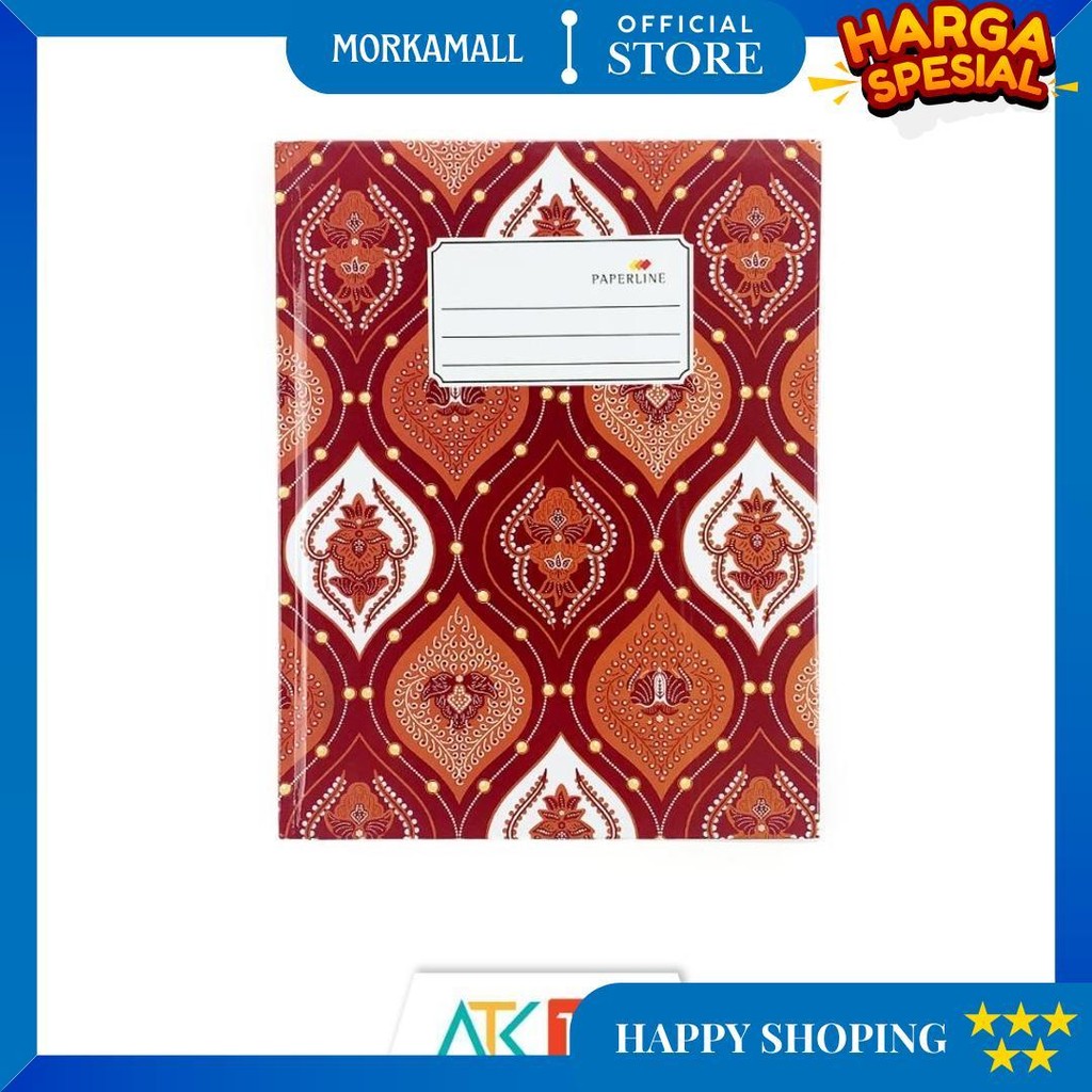 

Buku Tulis Hardcover Paperline Quarto / Kuarto / Kwarto 100 Lembar D Promo 4.4