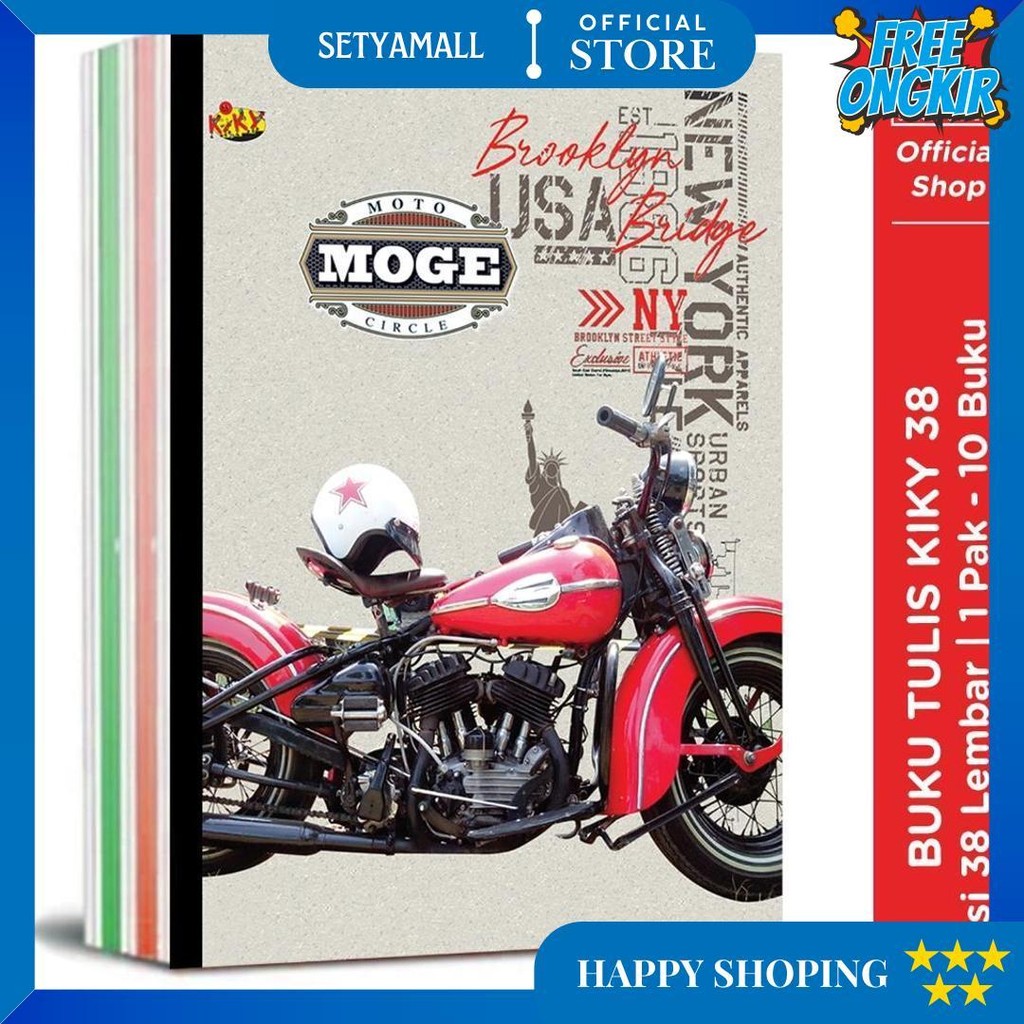 

Kiky Buku Tulis 38 Lembar - 10 Buku / Motif Random D Terlaris
