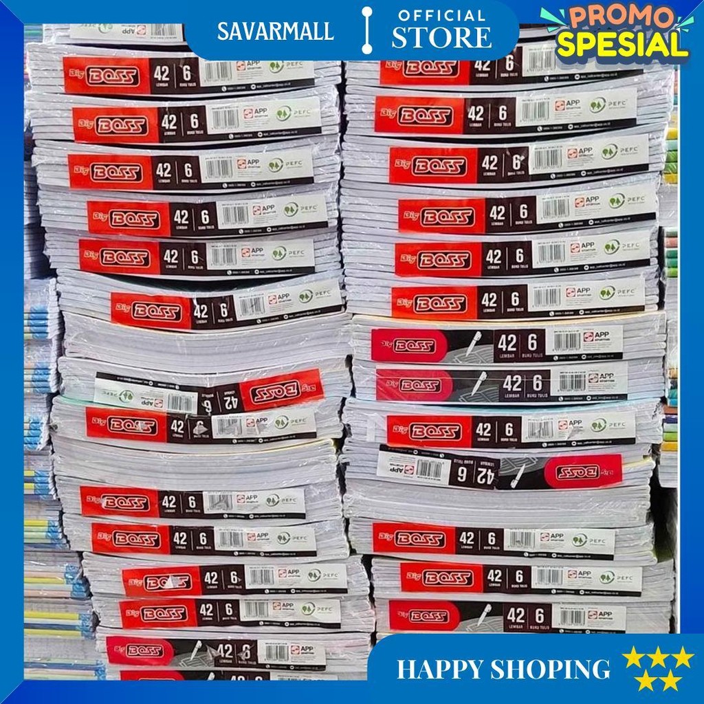 

(Pak) Buku Tulis Bigboss Sidu 42 Lembar / Buku Tulis Bigboss 42 Lembar 6 Pcs/ Buku Tulis Murah D Gratis Ongkir