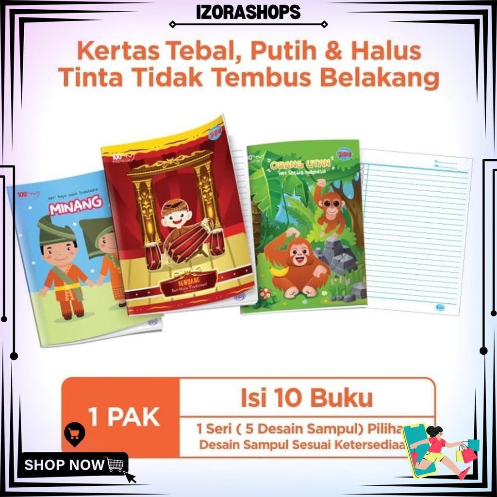 

Sidu Buku Tulis 38 Lembar (1 Pack/ 10 Buku) D Sale