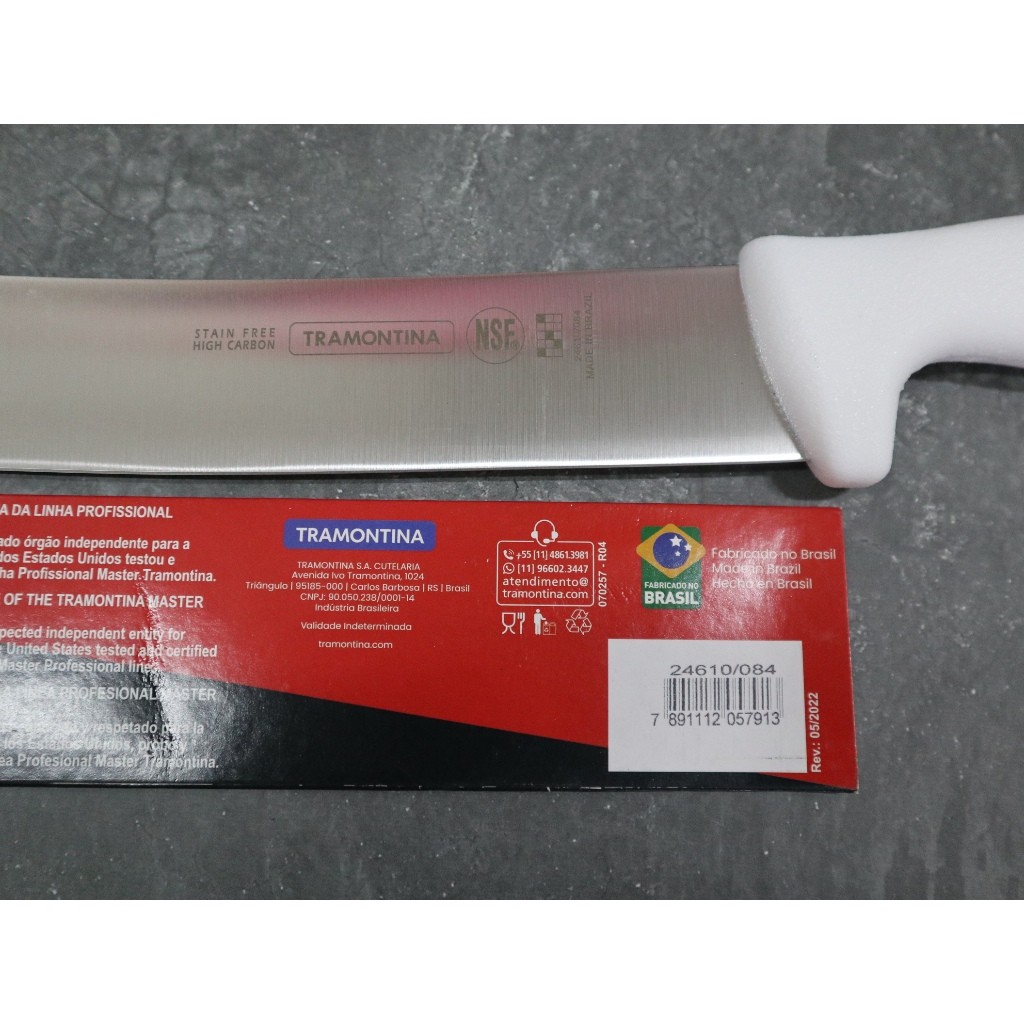Tramontina ORI Brazil Pisau Tramontina Cimeter Sembelih 14 Inch 36cm Butcher Knife